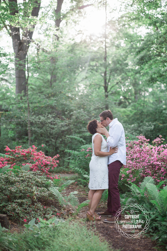 Engagement Pictures at the Toledo Botanical Gardens